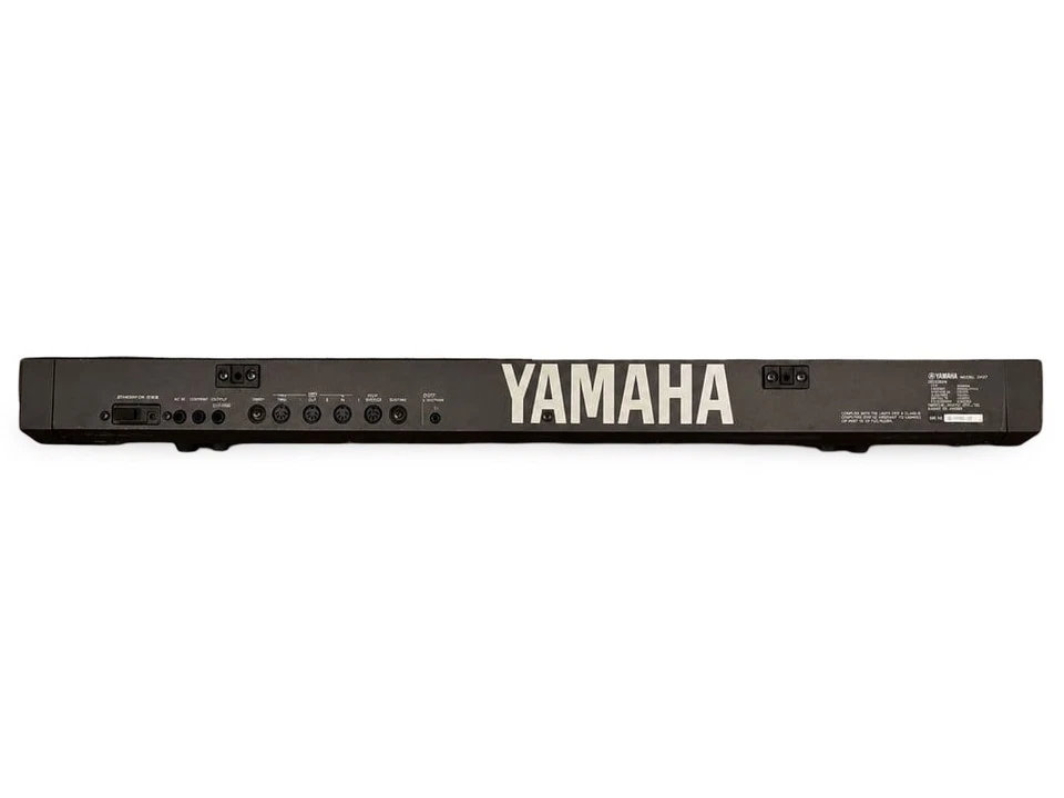 YAMAHA DX27 FM Digital Synthesizer 61-Key Tested w/ Original AC Adapter Japan - Image 2 of 4
