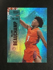 2022 Skybox Metal Universe Champions - MarJon Beauchamp #034 Aqua (RC)