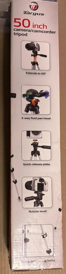 Targus 50" Camera Camcorder Tripod with Carrying Case  - Image 2 of 4
