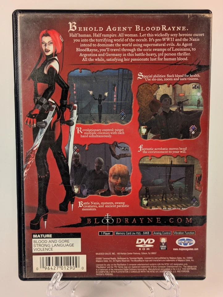 BloodRayne (Sony PlayStation 2, 2002, PS2) ➡️CIB - Tested - Near Mint 📀! - Image 2 of 4