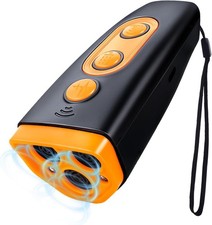 Ultrasonic Anti Dog Barking Device Pet Trainer LED Light Gentle Chaser Style USA