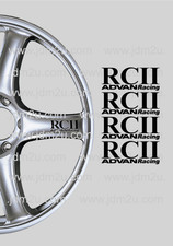 Replacement Wheels Decals Advan Racing Rc Ii Design Rims