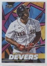 2021 Topps Fire Magenta 15/25 Rafael Devers #2 b4d