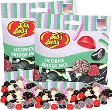 (Free Duty Tax) Needzo Bridge Mix Licorice Flavored Jelly Beans and Candy Pa