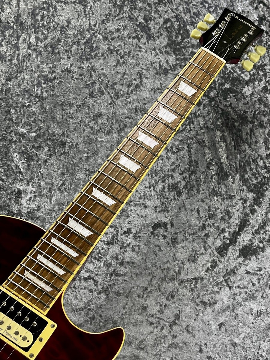 EDWARDS E-LP-100 QM /SD 'SeeThroughRed Used Electric Guitar 2013
