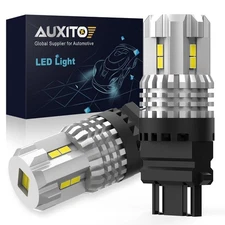 AUXITO 2x 3157 3156 LED 3020-SMD 6000K White Backup Tail Reverse Light DRL Bulbs