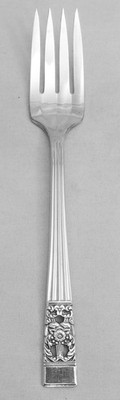 CORONATION by Oneida Silver Plate Salad Fork 6.11'' Model A Used Made In USA