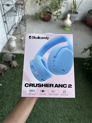Skullcandy Crusher Anc 2 Over-Ear Wireless Headphones   New Sealed   Light Blue