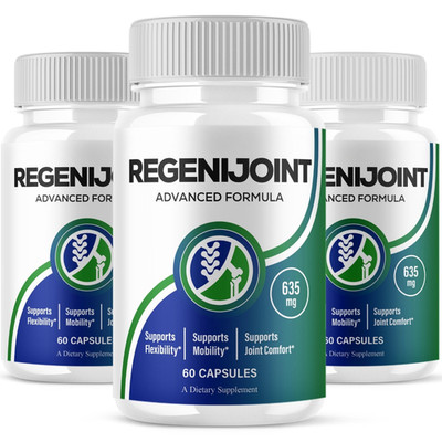 (3 Pack) RegeniJoint Advanced Formula, Regeni Joint Support (180 Capsules)