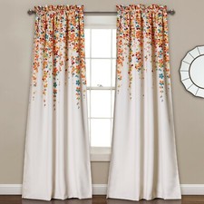 New Half Moon Weeping Flower 2 Panels Curtains Room Dark Insulated 84 L X 52 W