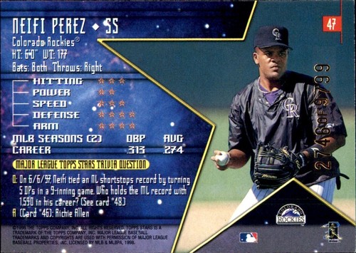 1998 Topps Stars RED SERIAL #'d ⚾ YOU PICK YOUR FAVS 🧢 MLB BASEBALL #1 - #74 - Picture 236 of 316