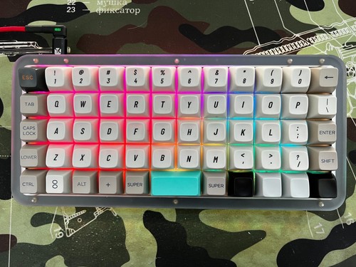 !!!US SELLER!! 59 key hot-swappable mechanical keyboard, cherry brown switches - Picture 3 of 9