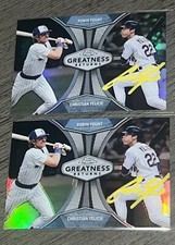 2019 Topps Chrome Christian Yelich Signed Brewers Greatness Returns Auto USASM