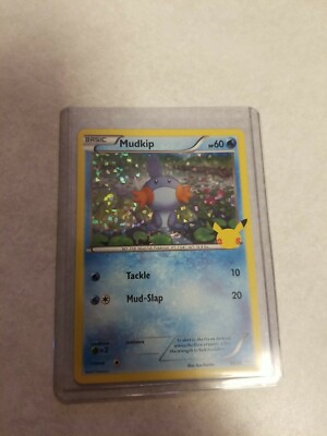Pokemon McDonald's 2021 Mudkip Holo Foil 19/25 In Top Loader