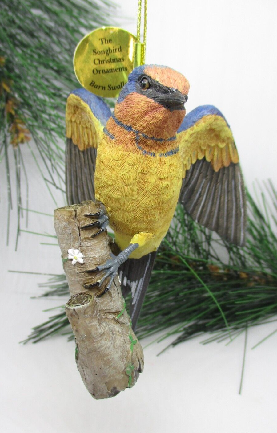 Danbury Mint Songbird Christmas Ornament BARN SWALLOW eBay