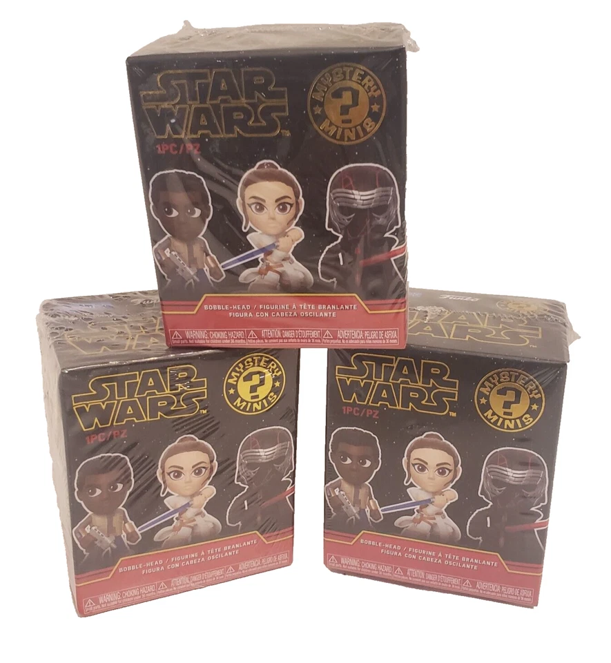 Star Wars Funko Mystery Minis Bobble Head Raro "lote de 3" ¡NUEVO LO OBTIENES TODO!! Foto 3 de 4