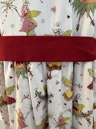 LE' ZA ME Girl’s Size 6 White Cotton Christmas Pixie Fairy Dress Lined EUC! - Picture 9 of 18