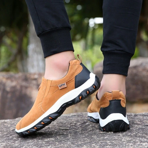 Mens Casual Breathable Loafers Shoes Running Walking Slip on Sports Sneakers Gym - Bild 2 von 49
