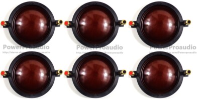 6PCS Resin film Diaphragm for B&C DE900, DE910, DE950 8ohm PURE ALR  FLAT