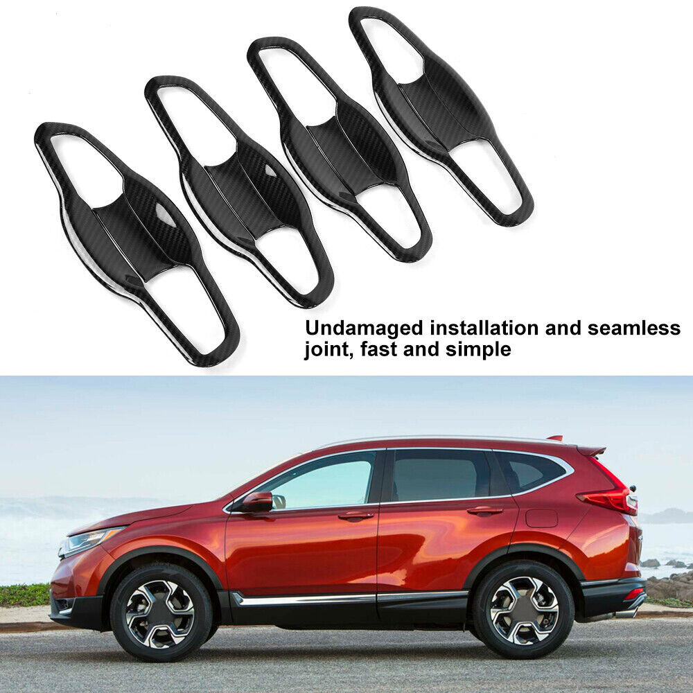 Carbon Fiber Style Door Handle Cover Trim For Chevrolet Camaro 2010-2015 - Left & Right