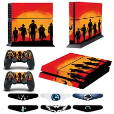 PS4 Skin Decal Skin Vinyl Sticker Cover For PlayStation 4 Console & Controllers 