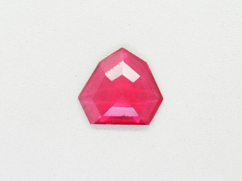 Ruby Imitation Gemstone Fancy Shape Ruby Lab Faceted Cabochon For Jewelry Making - Image 3 of 3
