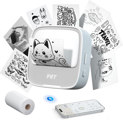 Aufkleber Drucker S1 Mini Tragbarer Thermodrucker Bluetooth Sticker Maker