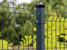 Stabmattenzaun Gartenzaun 3D Zaun 103 123 153 173 203 athrazit schwarz grün TOP