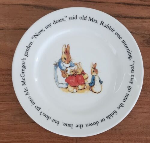 Wedgwood. Peter Rabbit. Small Plate. (17.5cm). Made In England  - Zdjęcie 1 z 4