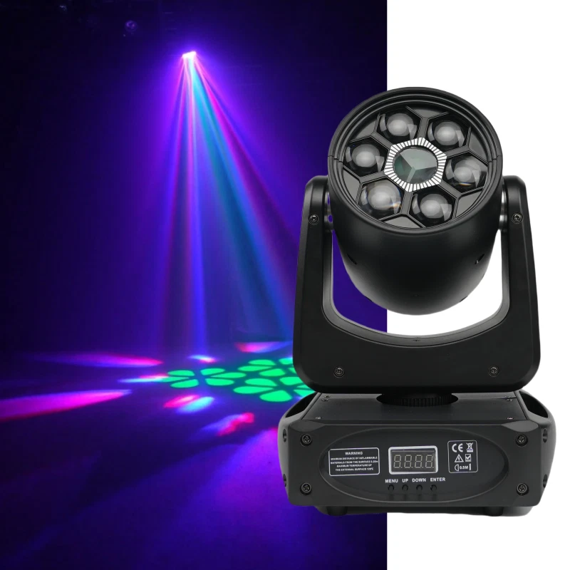 150W LED Beam Gobo Moving Head Light RGBW Stage Lighting DMX DJ Club Party Disco - Image 2 of 4