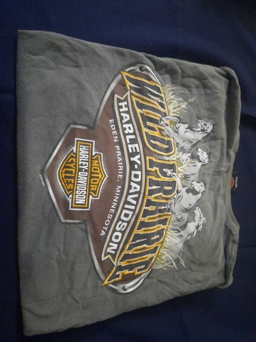 HARLEY DAVIDSON Men's XL Wild Prairie Eden Prairie Minnesota T-shirt