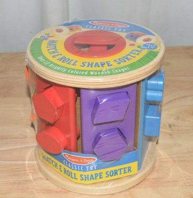 melissa and doug match & roll shape sorter
