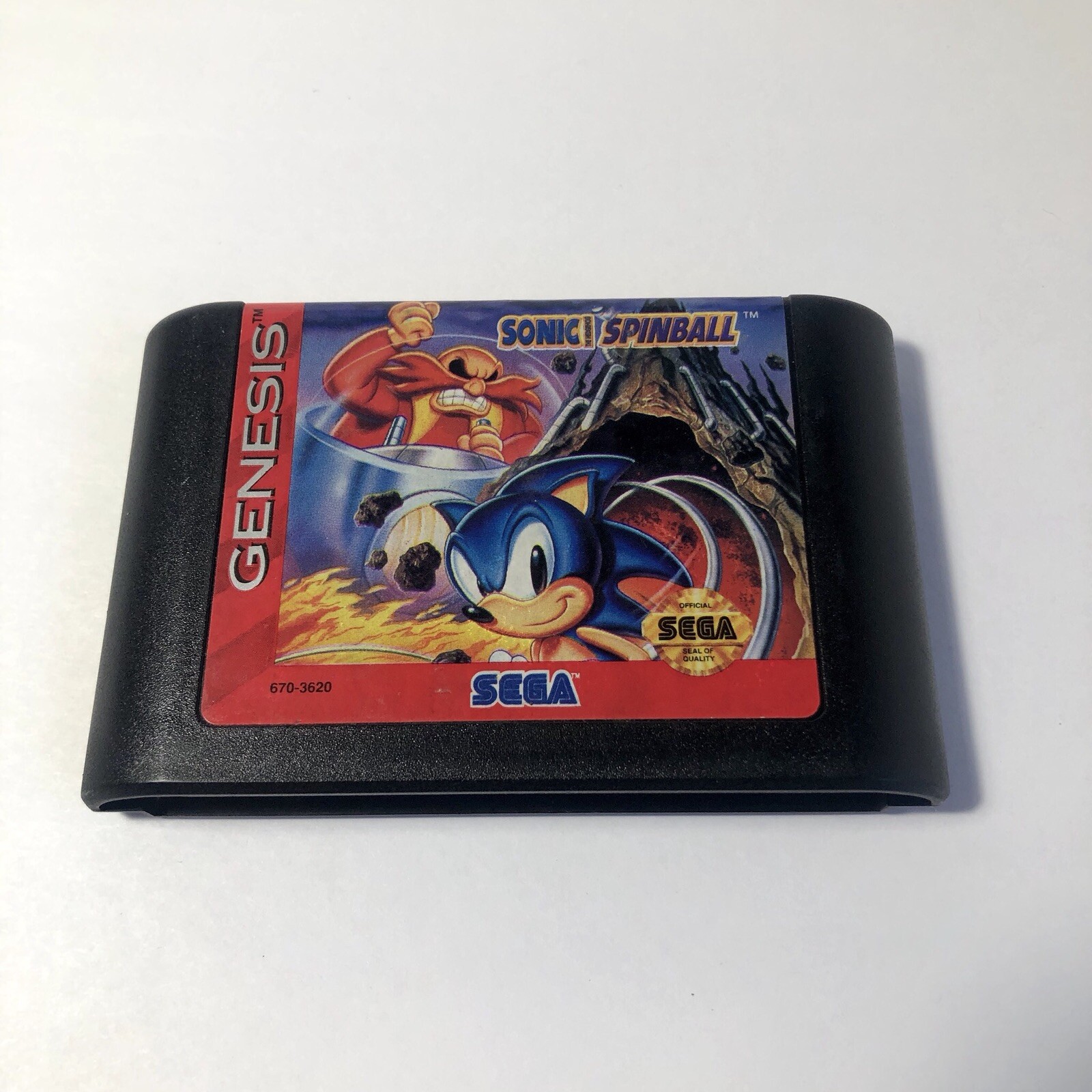 Sega Genesis Sonic Spinball Cartridge Only 670-3620 | eBay