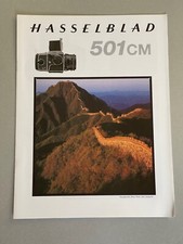 Hasselblad 503 CM,  2 Page, Fold Out A4  Brochure, 1990's