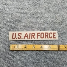 US Air Force Name Tape Strip Patch Desert F6