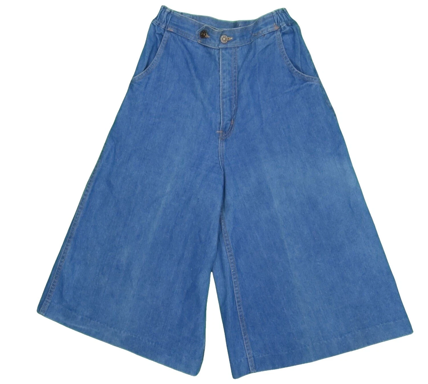 Algodón Hippy 1970s Vintage jeans para mujeres