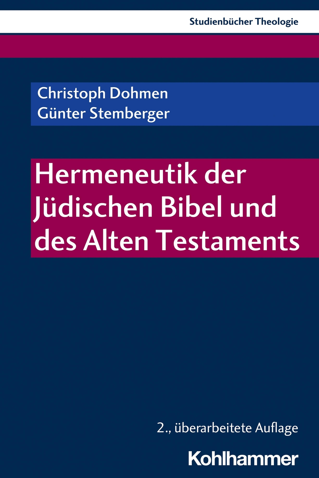 Thumbnail - Hermeneutik Der Jüdischen Bibel Und Des Alten Testaments Dohmen (u.
