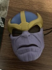 Marvel THANOS Kids Child 6"x7" Mask Blue Halloween Costume Mask