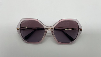 Coach HC8315F 56418H Sunglasses Gradient Transparent Violet/Purple Gradient 59mm