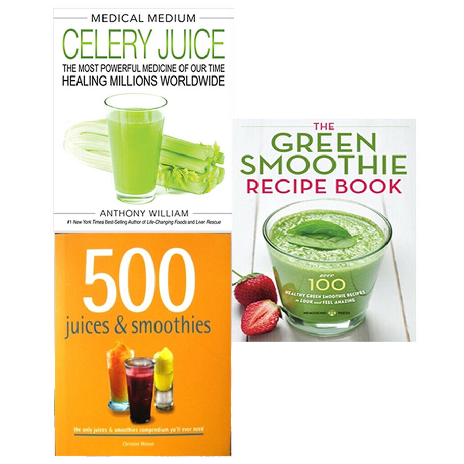 Medical Medium Celery Juice,The Green Smoothie Recipe Book 3 Books Collection