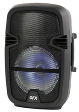 Portable Bluetooth Party Speaker 4,400 Watts With Microphone Remote & LED Lights