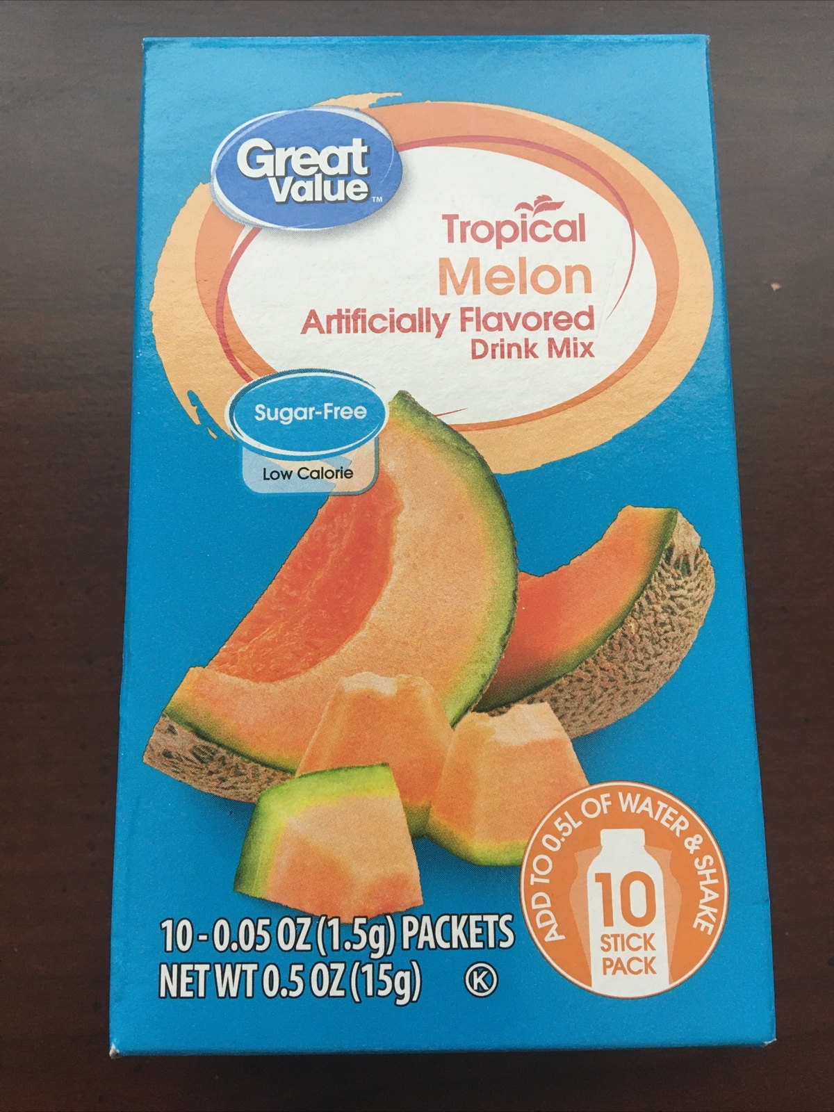 Tropical Melon Drink Mix Individual Packets Singles to go 78742362090
