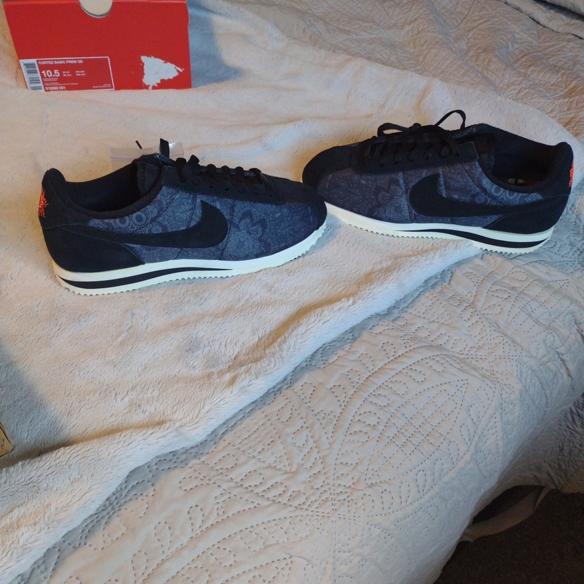 NIKE ☆ Cortez Basic Premium QS ‘Day of the Dead’ Nike Cortez QS Day of the Dead Sneaker | Hypebeast