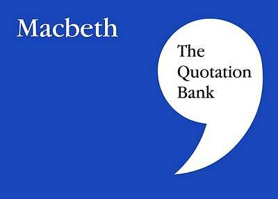 The Quotation Bank: Macbeth GCSE Revision and Study Guide for English...