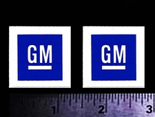 Generalmotors - Set Of 2 Original Vintage Racing Decalstickers Chevy Olds Vette
