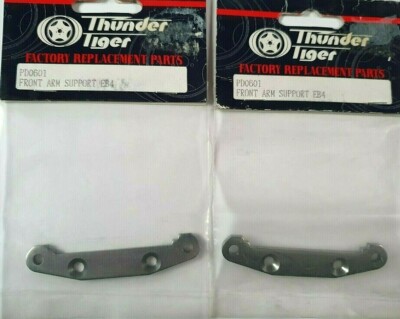 2 x Thunder Tiger PD0601 Front Arm Supports EB4 - New Old Stock - RC Ersatzteile 
