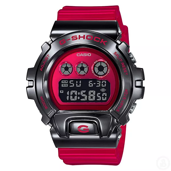 G Shock Metal Covered Black Red Edition Watch GShock GM 6900B 4