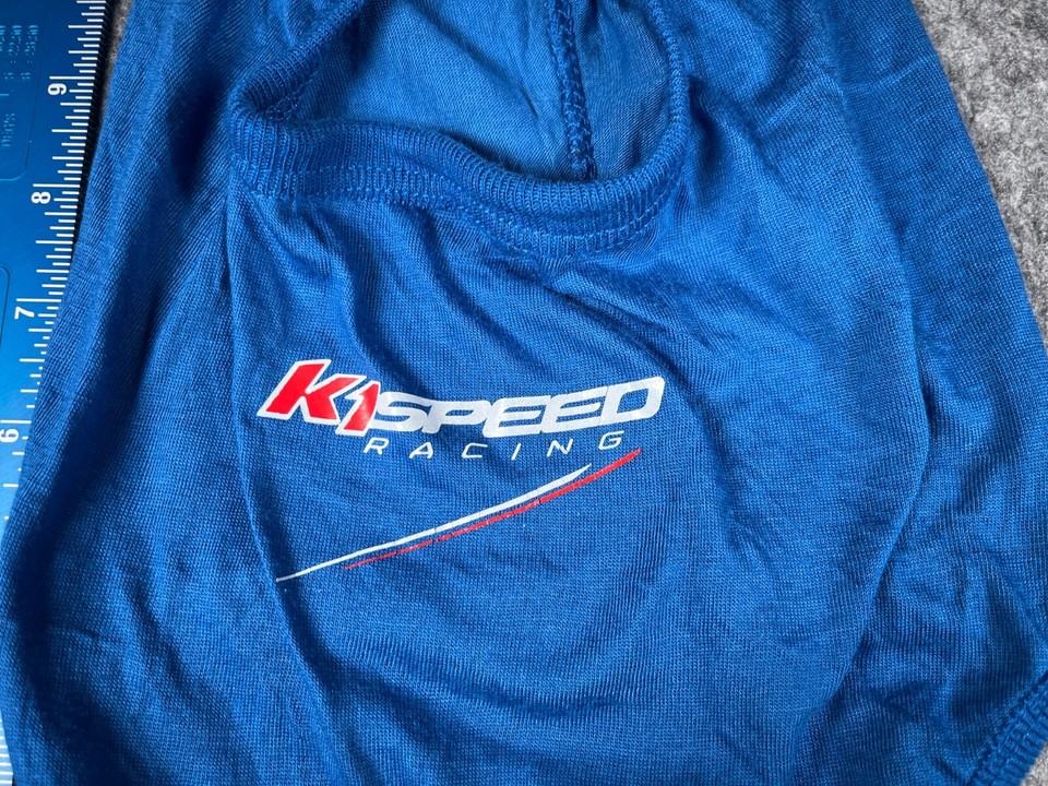 K1 Speed Racing Mask Head Sock Adult Blue Lightweight Jersey Indoor Go ...