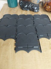 Garden 10 Feet Landscape Edging  Flexible Black Outdoor Decorative 20 piece 