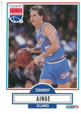 1990-91 Fleer Danny Ainge Sacramento Kings #162